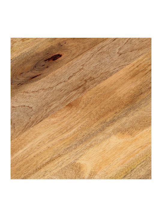 vidaXL Oval Table Surface made of Solid Wood in Brown Color 100x40x2.5cm 370124 1pcs