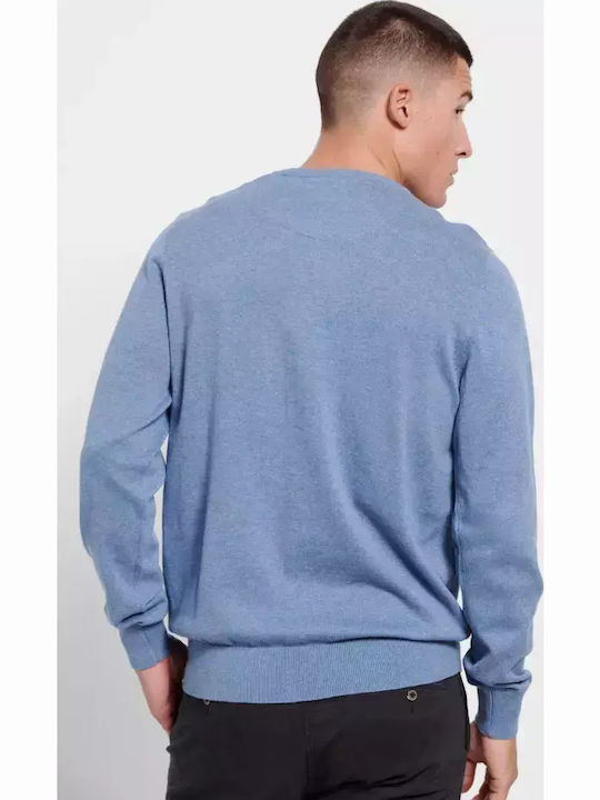Long Sleeve Sweater Stone Blue Melange