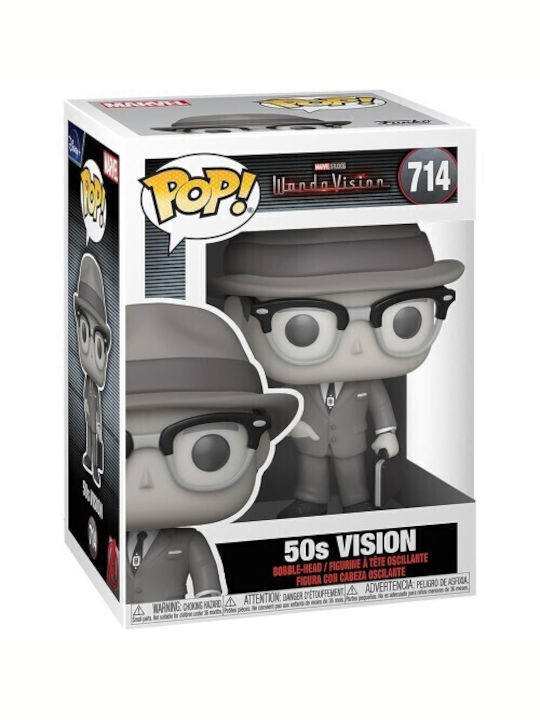 Funko Pop! Marvel: 50s Vision Bobble-Head