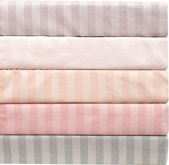Viopros Set Pillowcases with Envelope Cover Ecru 50x70cm
