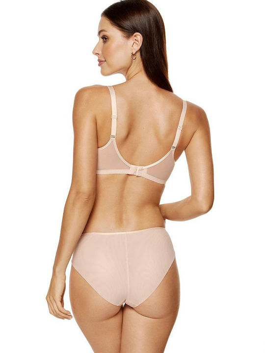 Gorteks Bra with Light Padding Beige