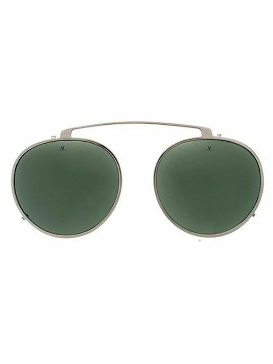 Vuarnet Sunglasses Χρυσά with Metal Frame & Green Lens Vuarnet Sunglasses Χρυσά with Metal Frame & Green Lens