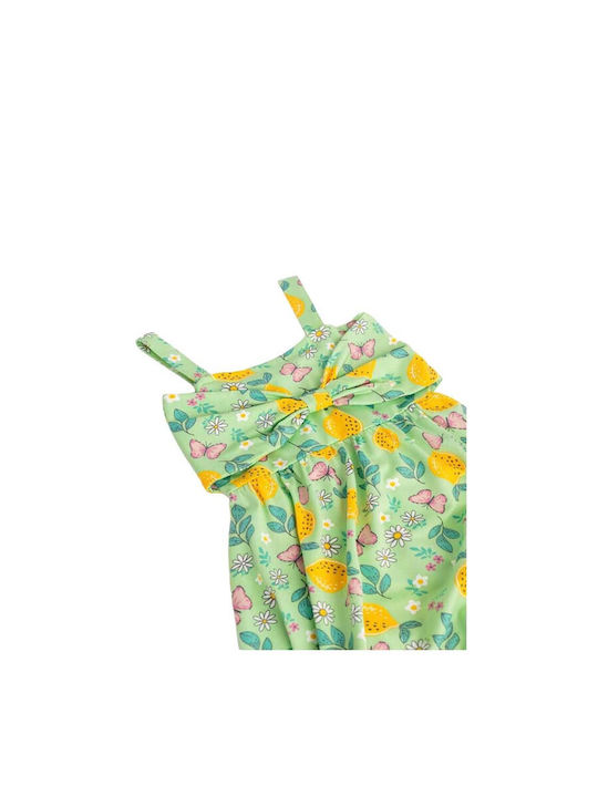 Funky Children's Dress Spring Green