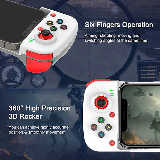 Honson Ασύρματο Gamepad για Android / iOS Πολύχρωμο