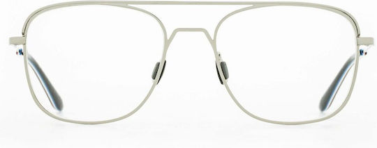 Vuarnet Men's Metal Blue Light Blocking Glasses in White Color
