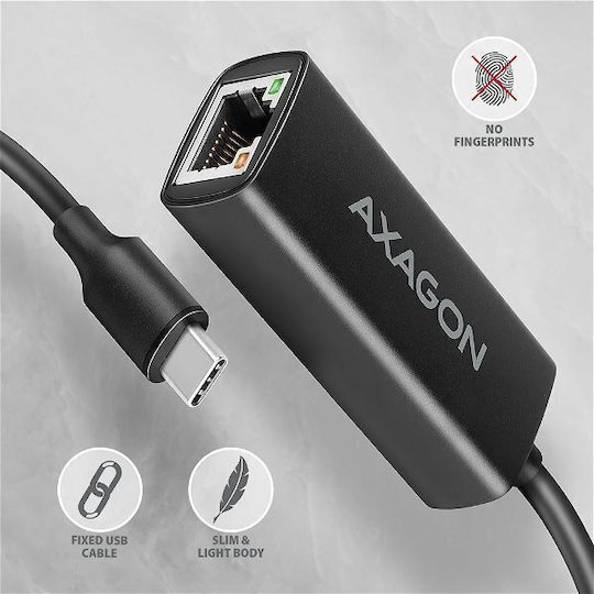 Axagon ADE-ARC Αντάπτορας Δικτύου USB-C με Ενσύρματη Σύνδεση Ethernet (v1)