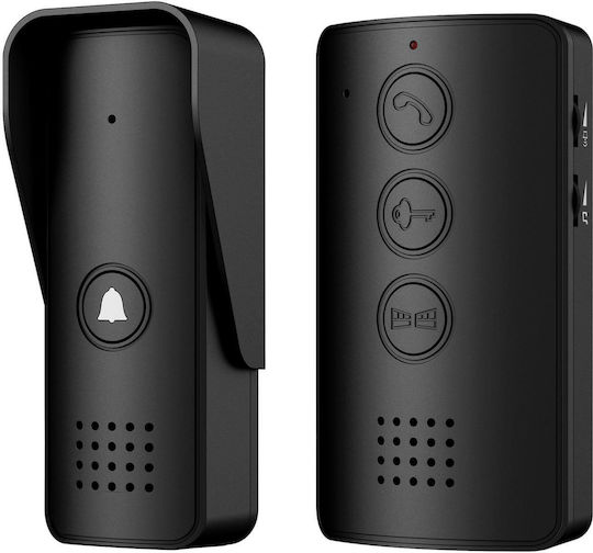 Eura Eura Wireless Video Door Phone Black
