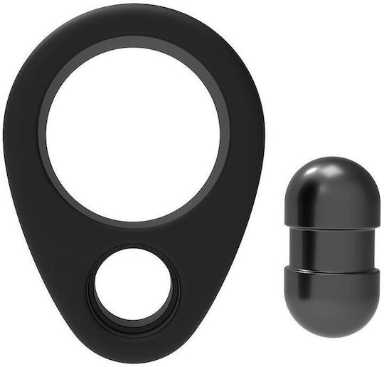 Dream Toys Ramrod Cockring Δαχτυλίδι Πέους Σιλικόνης Μαύρο