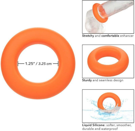 Calexotics Alpha Cock Ring Cock Silicon Portocaliu
