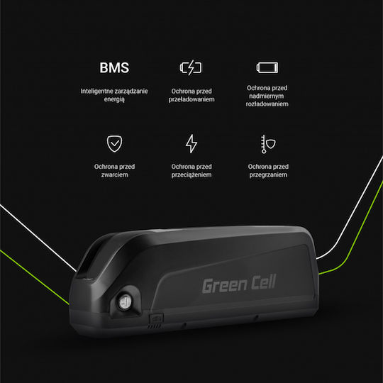 Green Cell E-bike Electric Bike Battery Charger 48v 18ah 864wh Li-ion Xlr 3 Pin