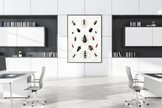 Collage Gemälde auf Leinwand 100x100cm