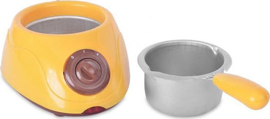 Electric Fondue Pot for 2 Persons Yellow 25W 19x10x14.5cm