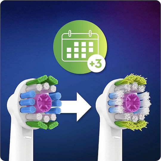 Oral-B 3D White CleanMaximiser Replacement Heads for CleanMaximiser 1 Pc
