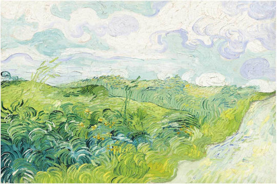 Wheat Fields Auvers 1890 Картина Копие на Ван Гог Платнен 100x70см
