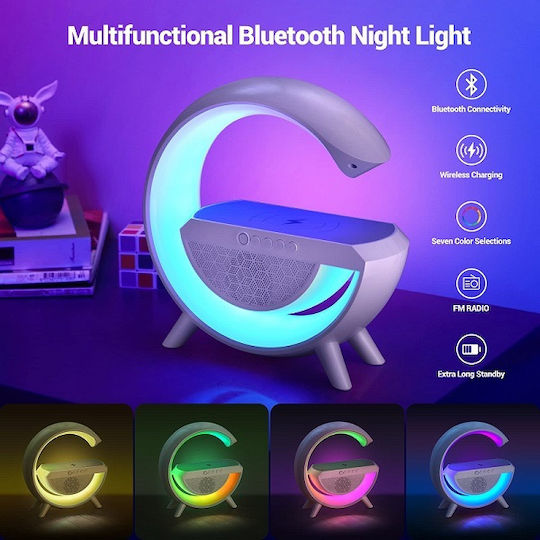 Ezra Boxă Bluetooth 5W cu Radio și Durată de Baterie până la 3 ore Alb
