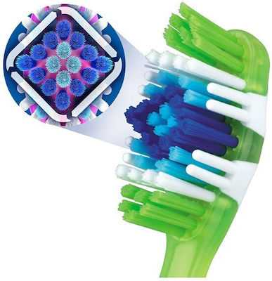 Oral-B Complete 5 Way Clean 40 1+1 Manual Toothbrush Medium Green - Green 118835 2pcs