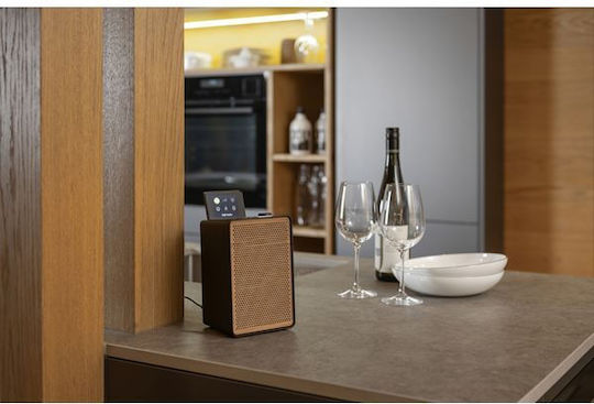 Pure Evoke Spot DAB+ cu Bluetooth Black / Cherry Wood