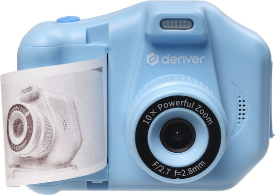 Denver KPC-1370 Compact Φωτογραφική Μηχανή 48MP με Οθόνη 2.8" και Ανάλυση Video Full HD (1080p) Θερμικής Εκτύπωσης Μπλε