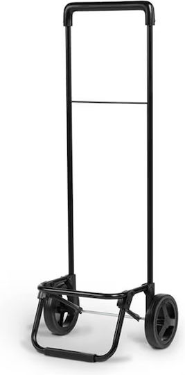 Argo Foldable Fabric Shopping Trolley Red 30x36x94cm