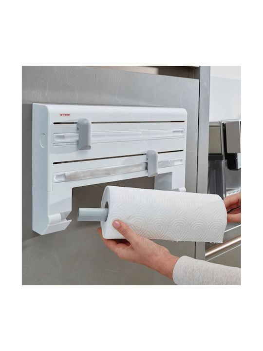 Leifheit Parat Suport pentru prosoape de hârtie Montat pe perete Plastică Albă 25703