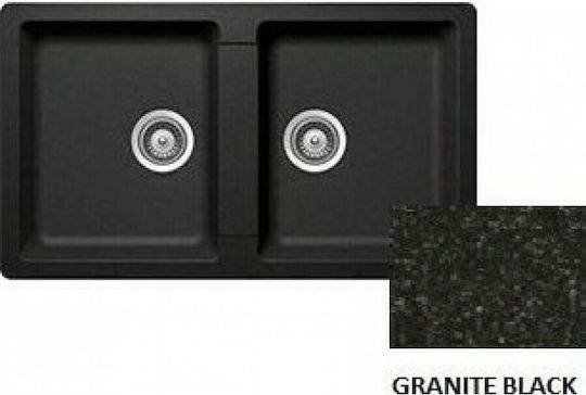 Sanitec Classic 334 Ένθετος από Συνθετικό Γρανίτη Μ86xΠ50cm