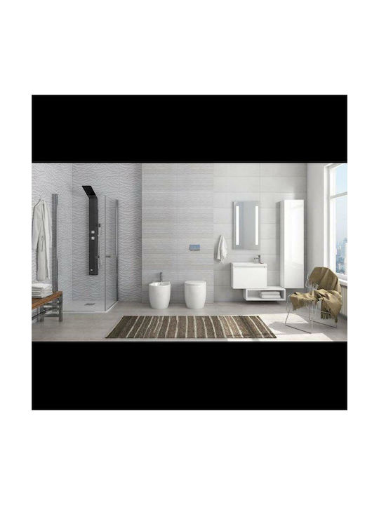 Karag S1 Cabinet Duș cu Cu balamale Ușă 80x80x200cm Sticlă transparentă