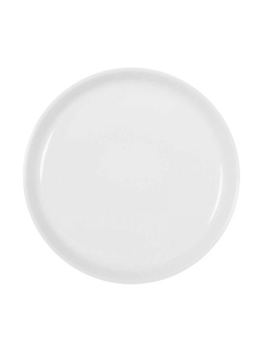 e-exoplismos Nordika Costaverde series Plate Shallow made of Porcelain White with Diameter 16cm 12pcs