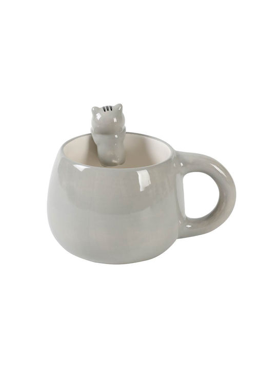 Total Gift Tasse Keramik Gray 450ml 1Stück