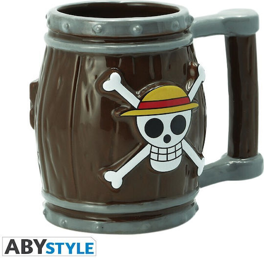 Abysse One Piece 3d Barrel Mug Ceramic Multicolored 350ml