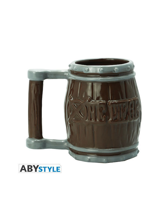 Abysse One Piece 3d Barrel Κούπα Κεραμική Πολύχρωμη 350ml