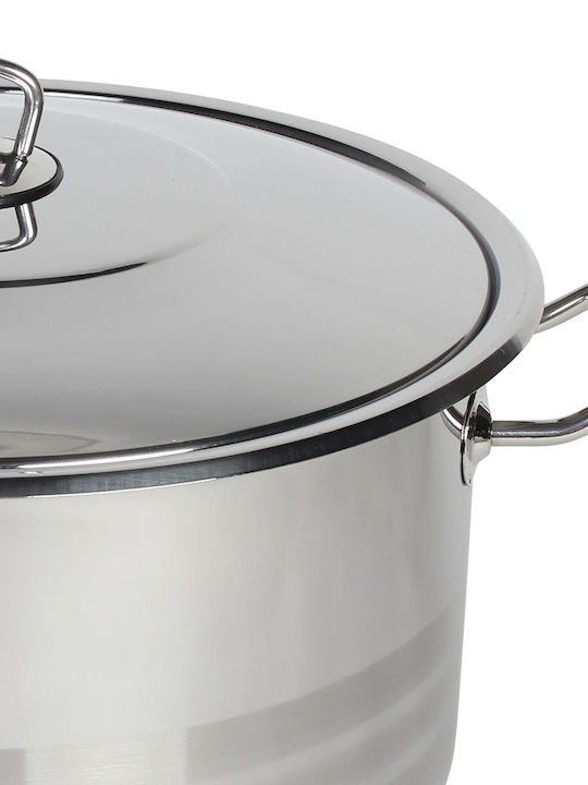 Homeplus Gastro Βαθιά Ανοξείδωτη Κατσαρόλα 16.5lt / 32cm