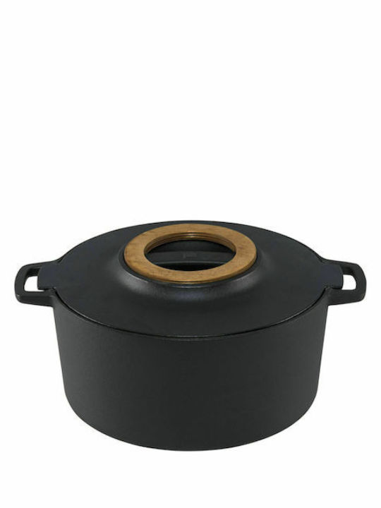 Fiskars Norden Βαθιά Κατσαρόλα από Μαντέμι 4lt / 30cm