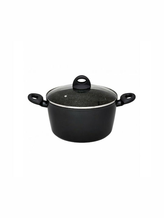 Cryspo Trio Petra Βαθιά Κατσαρόλα από Αλουμίνιο 4.9lt / 24cm