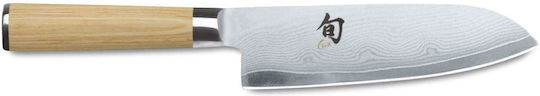 Kai Shun Μαχαίρι Santoku από Ανοξείδωτο Ατσάλι 16.5cm