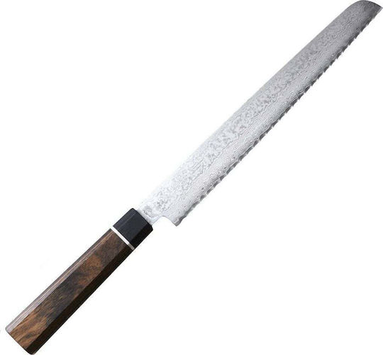 Senzo Suncraft Black Messer Brot aus Damaststahl 22cm