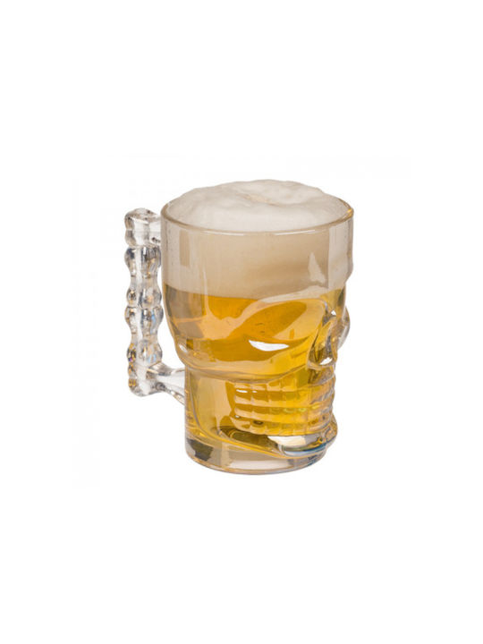 Out of the Blue Glass Beer, μπίρας made of Glass in White Color 500ml