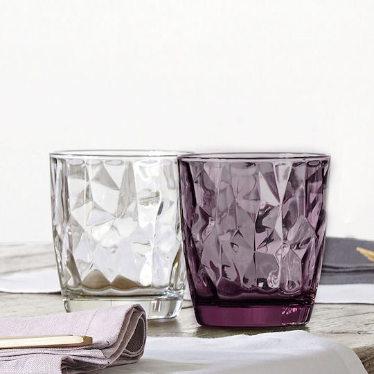 Bormioli Rocco Pahar Pentru Apă Din Sticlă Rock Violet 390ml 514688