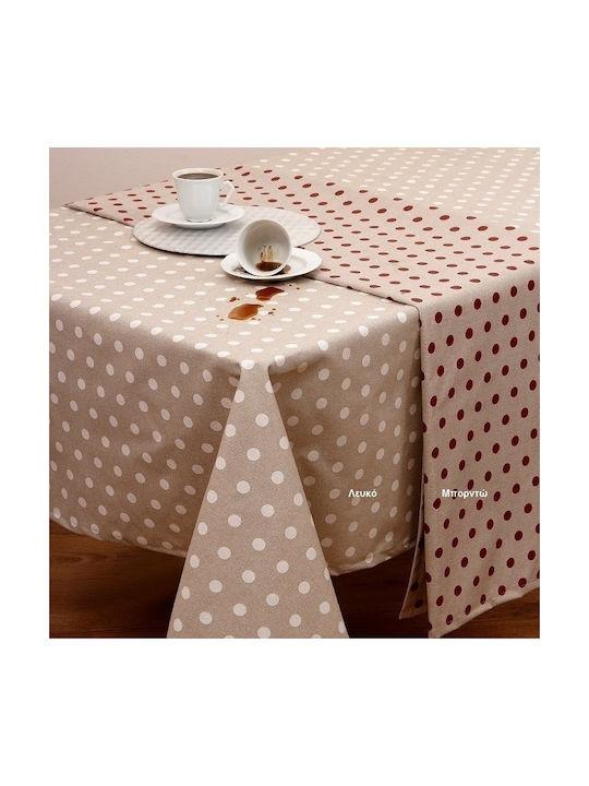 Viopros Vicky Platzdeckchen Stoff Weiß 50x35cm 636373 2Stück