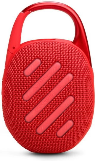 JBL Clip 5 Водоустойчиво Bluetooth високоговорител 7W с живот на батерията до 12 часа Червен
