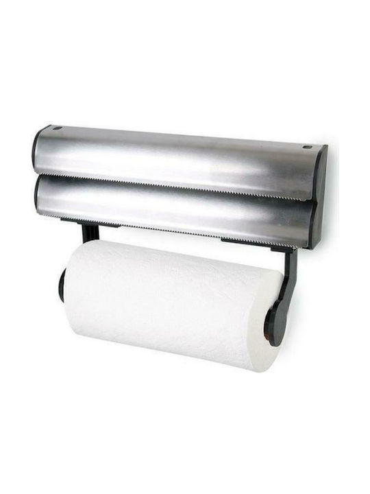 Sidirela Wall Mounted Metallic Roll Dispenser Silver 34x20x9cm E-3513