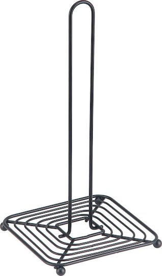 Bază Rulou Bucătărie Metal Negru Metalică 30x15.5cm Neagră