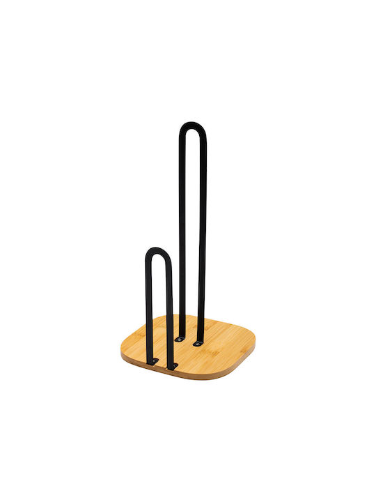 Estia Metallic Paper Towel Holder Essentials Black 16x16x31.3cm 01-13196