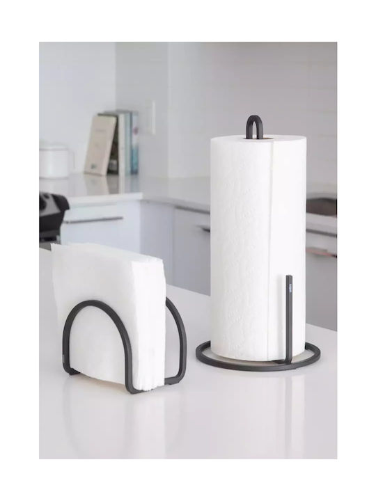 Umbra Metallic Napkin Holder Squire Black 16.5x16.5x32cm 1004313-040