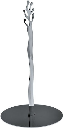 Alessi Metallic Paper Towel Holder Gray Mediterraneo