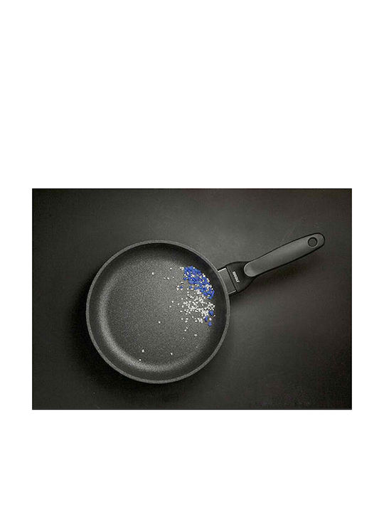Risoli Blackplus Pan made of Cast Aluminum with Non-Stick Coating Black 24cm