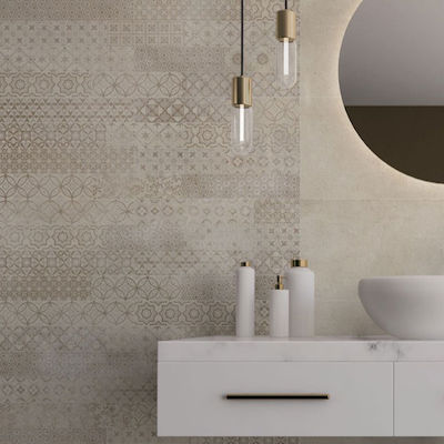 Decorado Walk Kitchen Wall / Bathroom Matte Ceramic Tile 25x75cm Noce