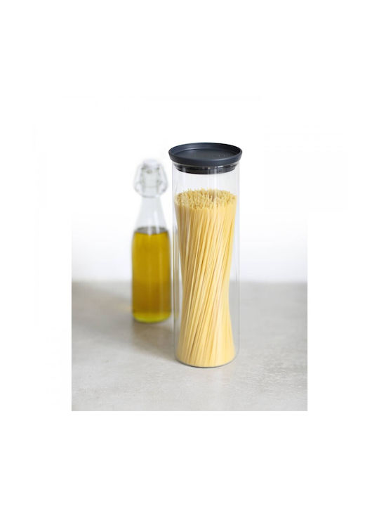 Brabantia Vase General Use with Lid Glass Gray 1900ml