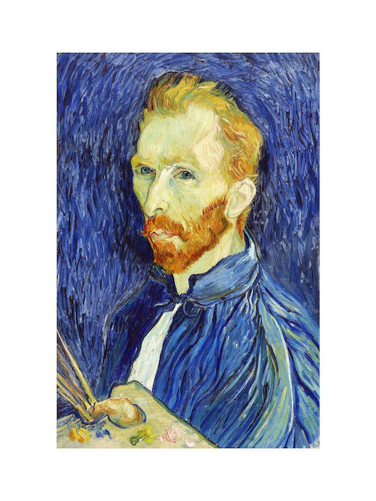 Self-portrait 1889 Painting Copy of Van Gogh on Canvas 40x50cm
