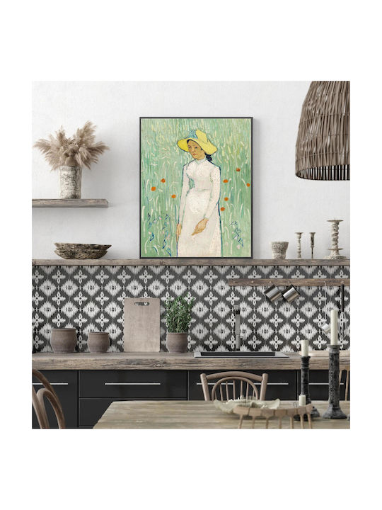 Girl In White (1890) By Vincent Van Gogh 1 Painting Copy of Van Gogh on Canvas 100x150cm