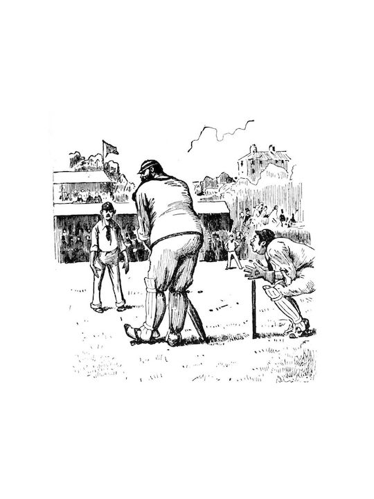 Image From Mr. Punch's Book Of Sports, A Collection Of Sports-related Humour And Cartoons From Punch Magazine Circa 1910 Картина на Платно 90x90см